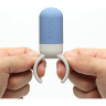 Эрекционное кольцо TENGA SVR ONE BLUE с вибрацией VRO-001